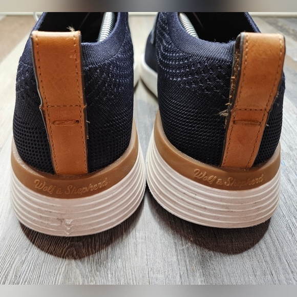 Wolf & Sheperd SwiftKnit Sneaker Men's 12 Navy Blue - Picture 9 of 13